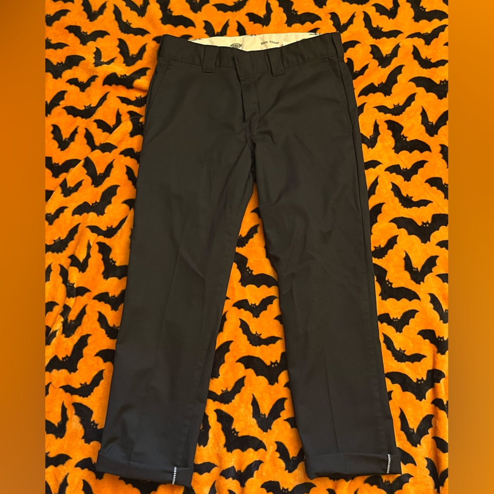 Dickies Men's Black Slim Taper Pants